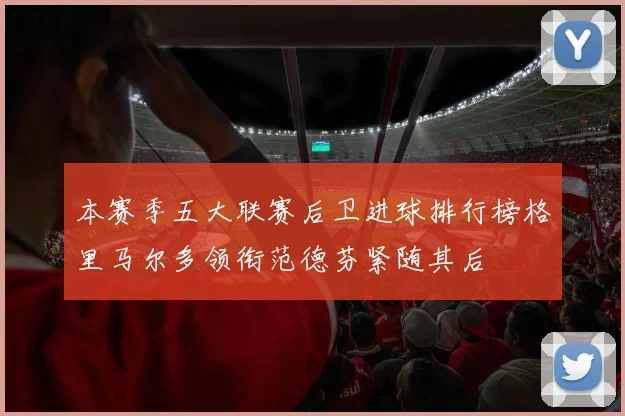 本赛季五大联赛后卫进球排行榜格里马尔多领衔范德芬紧随其后